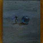 Blue Appel, 2003, Hgl, 42 x 47 cm, 250,-€
