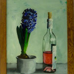 Hyazinthe und Rosé, 2001, Hgl, 41 x 54 cm, 290,- €