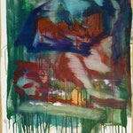 O.T., Ölpapier, 1988, 52 x 73 cm