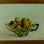 Früchteschale, 2000, Hgl, 56 x 45 cm, 330,-€