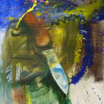 Messer, 1988, Mischt./LW, 120 x 160 cm