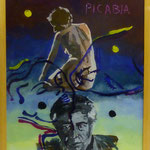 Picabia III, 1991, Hgl, 43 x 53 cm, 280,-€, Aus der Serie "Freund und Bekannte"