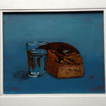 Wasser und Brot, blau, 2012, Hgl, 61 x 52 cm, 420,€