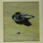 Tasse un Zuckerwürfel, 2001, Hgl, 46x50 cm, 300,-€