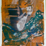 O.T., Ölpapier, 1988, 71 x 87 cm