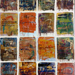 Falsche Briefe, 1989, Serie in 16 Teilen, je 79 x 107 cm