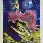 O.T., Farblinol, 1989, Aufl. 7, 53 x 79 cm