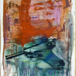 O.T. Ölpapier, 1988, 52 x 72 cm
