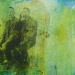 Dobloug, 1991, Mischt./Fotoemulsion/LW, 160 x 120 cm