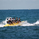 Banana boating at Pical Beach