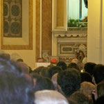 15 gennaio ore 20.00 - Il Cardinale Sepe che porta la lampada a S. Mauro