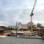 Habitat participatif Rosa Verda, bâtiment central, site des Herbes Folles, Toulouse