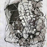 weak slacker, 156 x 112 cm, Collage/Zeichnung auf Papier, 2014