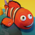 Modellierung Nemo Fondant - Tauftorte
