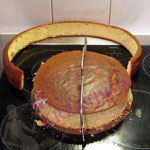Runde Torte Fondant tauglich vorbereiten