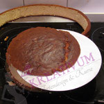 Runde Torte Fondant tauglich vorbereiten