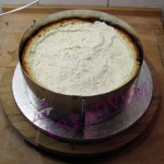 Runde Torte Fondant tauglich vorbereiten - füllen 2. Schicht