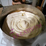 Himbeer Masrapone Torte füllen