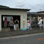 バス停はみんなが利用しているところやから、きれいにね♪