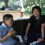 大紀町れんげの里の施設長さんとＭさんも来てくれました。