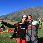 Neuseeland, Queenstown / Kras, mein Skydive-Master aus Bulgarien