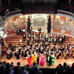 Orchester und Ballett in Aktion