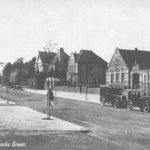 Westley Road, c. 1930. This view was taken by the Council Schools. In 1929 the Warwick cinema up the road on the left had opened, which led to the immediate closure of the Picture Playhouse silent cinema at the corner of Station Road and Warwick Road.