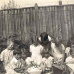 The birthday of both Margaret Manning and Dorothy House on 12th November 1930. On their birthdays children were allowed to dress the doll and put it in its crib as a privilege. Thanks to Margaret Linforth and Dorothy Bromage for this photo.