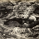 An aerial view of the Hall and grounds, late 1920s (Birmingham Libraries)