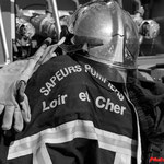Casque F1 et veste de feu du Service Départemental d'Incendie et de Secours du Loir-et-Cher (41)