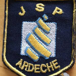 Écusson des Jeunes Sapeurs-Pompiers du Service Départemental d'Incendie et de Secours de l'Ardèche (SDIS 07)