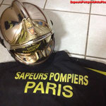 Casque F1 et veste de feu de la Brigade des Sapeurs-Pompiers de Paris (BSPP)