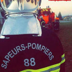Casque F1 et veste de feu du Service Départemental d'Incendie et de Secours des Vosges (88)