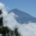 Teide mit Wolken