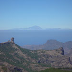 Blick über die Insel auf Teneriffa