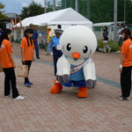 さて、この子は・・・ゆりーとくんです！スポーツ祭東京２０１３のマスコット！ゆりかもめのアスリートでゆりーとくんw記念撮影もしちゃいましたw