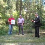 Preisübergabe an Stephan Oberneder und Karl-Heinz Knollmüller