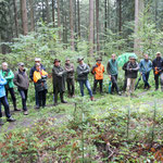 Im Wald kam das Fachliche nicht zu kurz! 