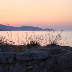 Korsika/ Burgmauer im Sonnenuntergang © Stefan Simon Kastl