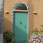 Ceramic InsulCoat Wall - Stucco - Moroccan-Style Hose Front Door, Vista, California