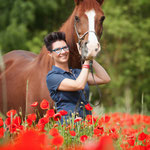 Kerstin mit Familie und Tiere