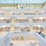 "Neue Bibliothek Stuttgart" von Klaus Fidelak, 1. Platz (08/2014)