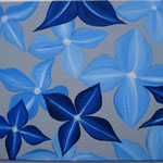 Blue flowers - not sold