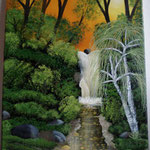 Micarts place (prestudy)- waterfall with rocks - not sold
