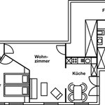 Grundriss Wohnung 1