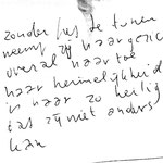 heimelijkheid - e.dideric 2011 handschrift