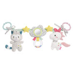 Kinderwagen Kette Einhorn und Katze Fehn Baby