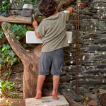 Frottee Short Kinder Oliv LÄSSIG Cozy Terry Wear Linie