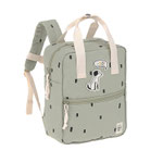 Kinderrucksack Square Happy Prints Oliv LÄSSIG