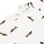 Kinder Pyjama Kurz Bio-Baumwolle Hund Milky